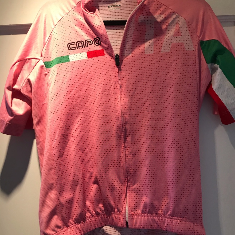 Capo made in Italy men’s biker jersey.